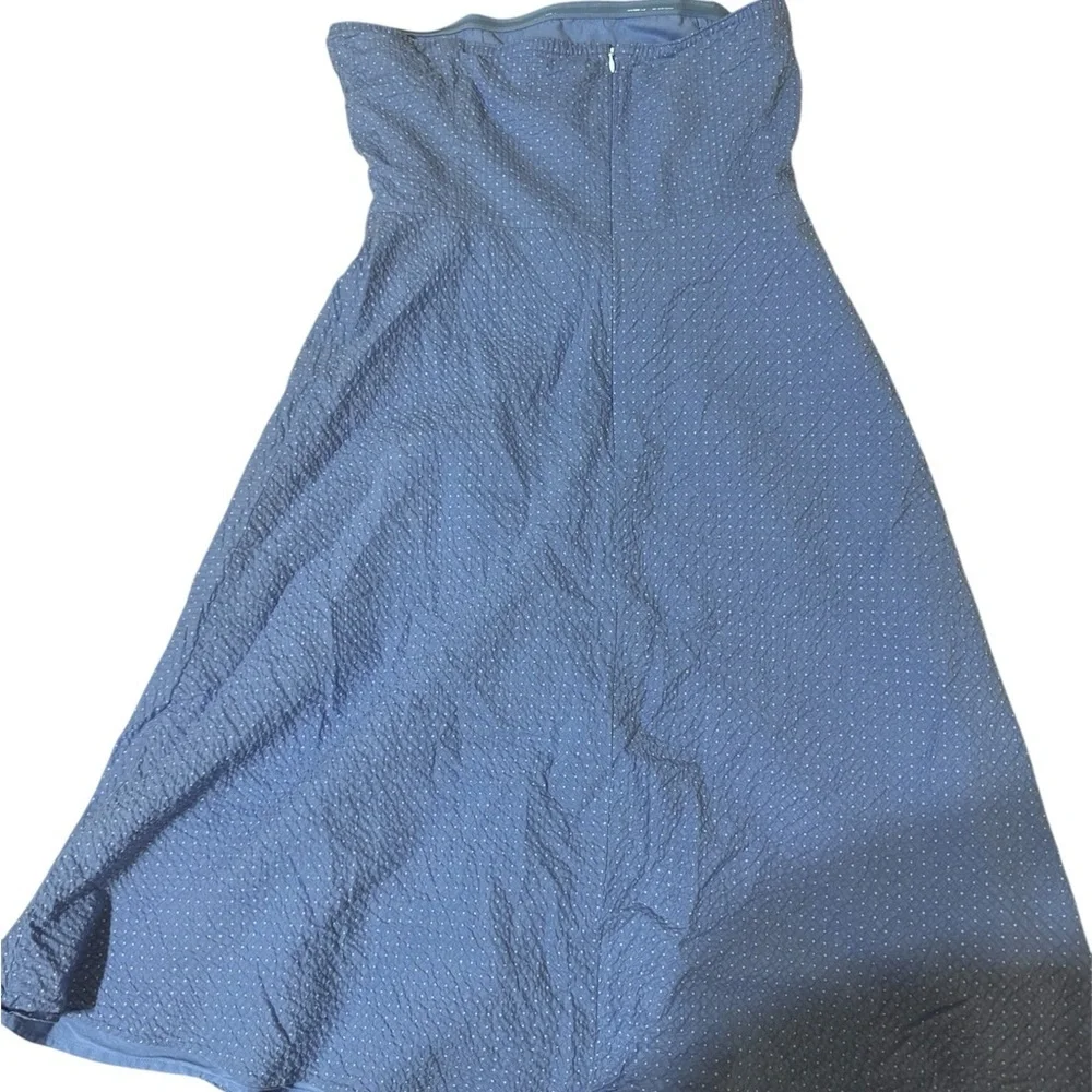 J. Crew Strapless Periwinkle Dress